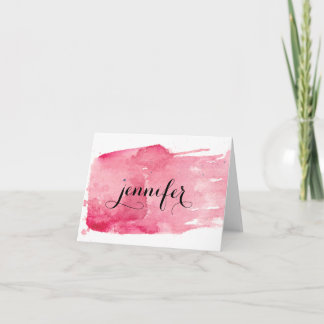 Watercolor Stationery Note Cards