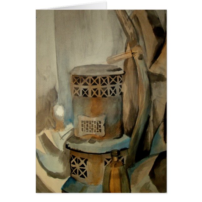 Watercolor Stove (Front)