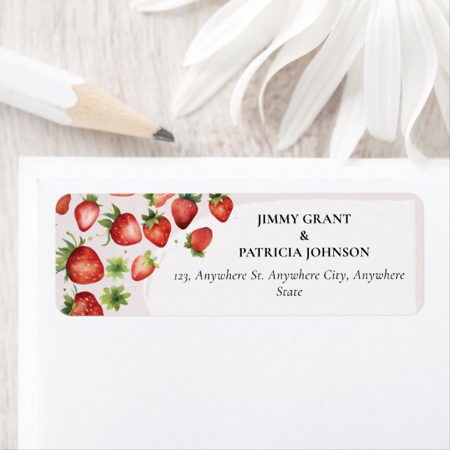 Watercolor Strawberry Berry First Birthday   (Insitu)