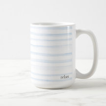 WATERCOLOR STRIPED RELAX mug
