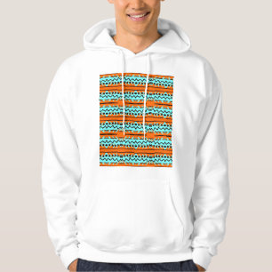 Watercolor stripes, bright colourful pattern. hoodie