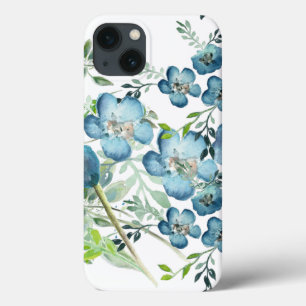Watercolor Stylish Elegant Floral Flowers Greenery iPhone 13 Case