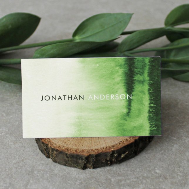 Watercolor Stylish Professional  Business Card (Creator Uploaded)