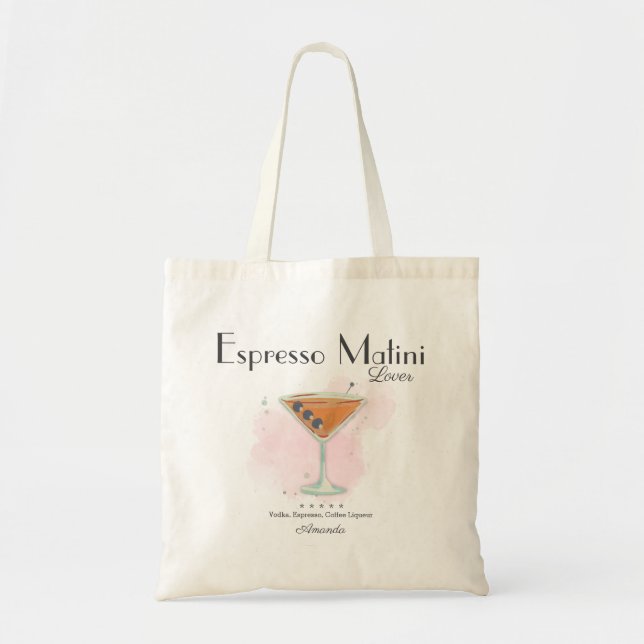 Watercolor Summer Cocktail  Tote Bag (Front)
