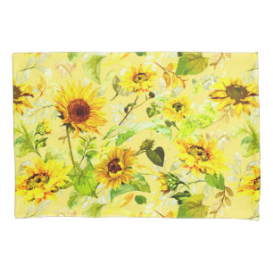 Watercolor Sunflower 2 Pillowcase