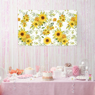 Watercolor Sunflower 8 Banner