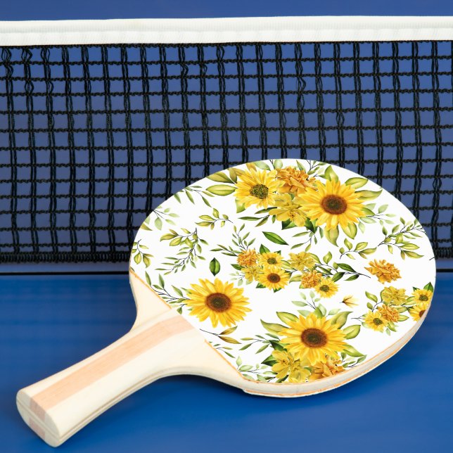 Watercolor Sunflower 8 Ping Pong Paddle (Insitu)