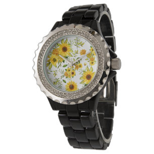 Watercolor Sunflower 8 Watch