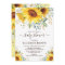 Watercolor Sunflower Greenery Garden Baby Shower