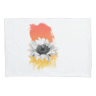 Watercolor Sunflower  Pillowcase