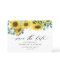 Watercolor Sunflowers and Eucalyptus Summer