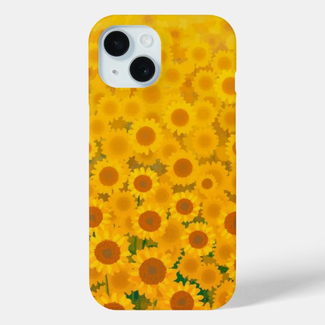 Watercolor Sunflowers Case-Mate iPhone Case (Back)