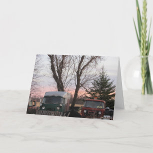 "Watercolor Sunset" Birthday Card