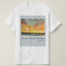 Watercolor Sunset-Classic Silhouette Men's T-shirt