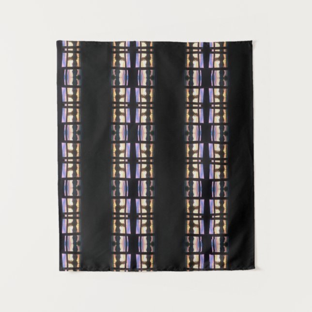 Watercolor Sunset  Tapestry (Front)