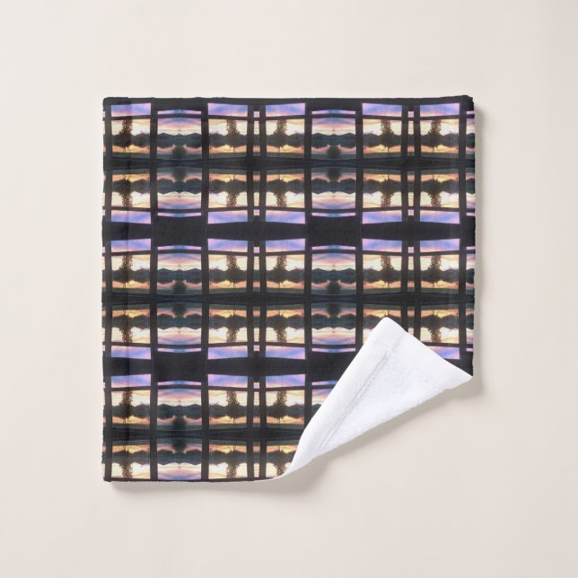 Watercolor Sunset Wash Cloth (Wash Cloth)