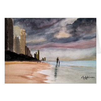 WATERCOLOR SURFERS PARADISE Queensland Australia