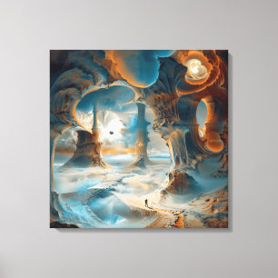 Watercolor Surrealism Canvas Art