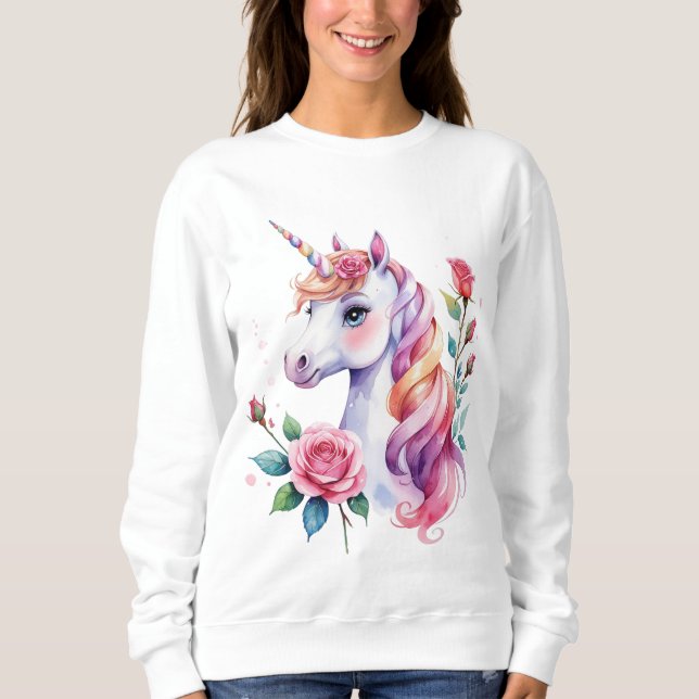 Watercolor  sweatshirt (Front)
