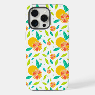 Watercolor Sweet Oranges Pattern iPhone 15 Pro Max Case