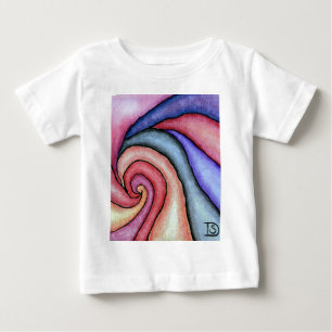 Watercolor Swirl Baby T-Shirt