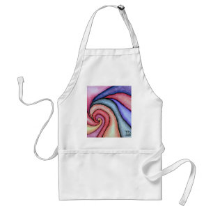 Watercolor Swirl Standard Apron