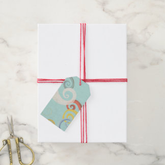WATERCOLOR SWIRLS GIFT TAGS