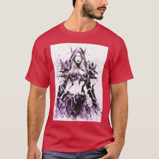 Watercolor Sylvanas vintage family T-Shirt