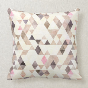 pink and cream cushions