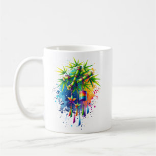Watercolor Tanabata Tree Coffee Mug