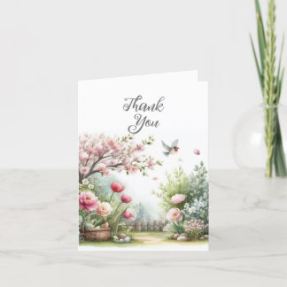 Watercolor Thank You Card