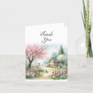 Watercolor Thank You Card