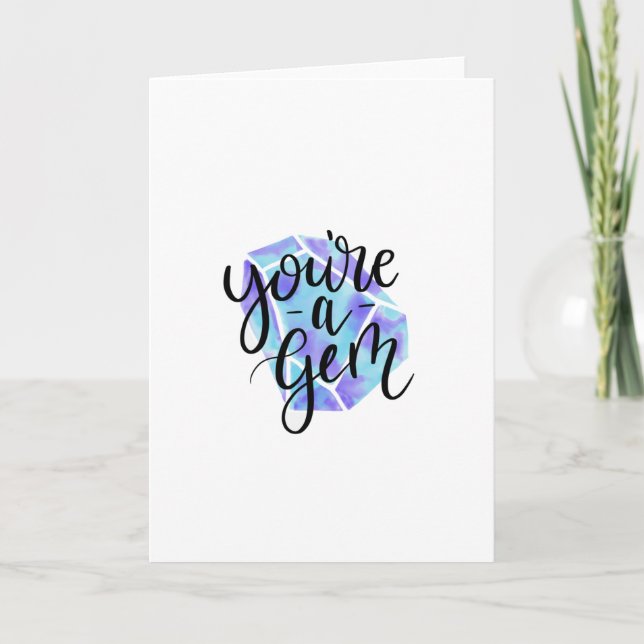 Watercolor Thank You Card (Front)