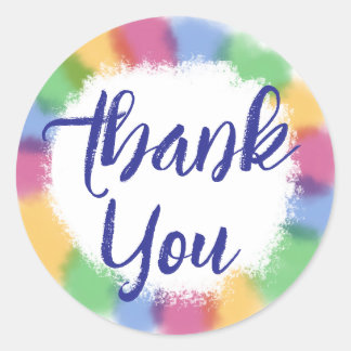 Watercolor Thank you Sticker