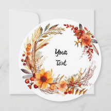 Watercolor Thanksgiving Frame