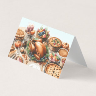 Watercolor Thanksgiving Illustration