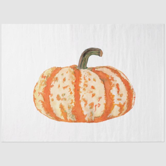 Watercolor Thanksgiving Series Design 4 Tissue Paper (Front)