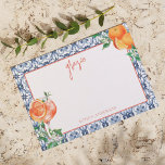 Watercolor That's Amore Spritz Bridal Shower Thank You Card<br><div class="desc">This fun summer bridal shower collection has a Italian Aperol Spritz theme with citrus accents. The front illustration is a watercolor Aperol spritz with hibiscus and herb toppings. t is fun and whimsical,  perfect for summer cocktail bridal showers.</div>