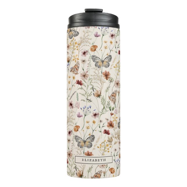 Watercolor Thermal Tumbler (Front)