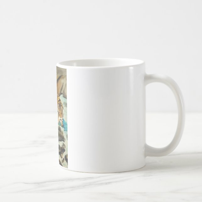 Watercolor Tiger Coffee Mug (Right)