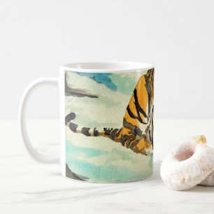 Watercolor Tiger Coffee Mug