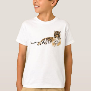 Watercolor Tiger Resting T-Shirt