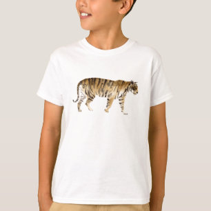 Watercolor Tiger Walking T-Shirt