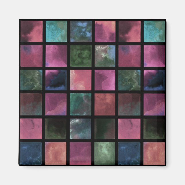 Watercolor, tile magnet (Front)