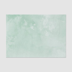 Watercolor Tissue Paper   Mint Green