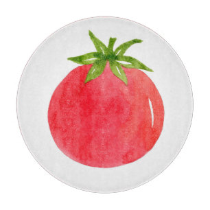 Watercolor Tomato     Cutting Board