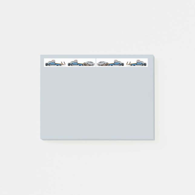 Watercolor Tow Truck Towing Business  Post-it Notes (Front)
