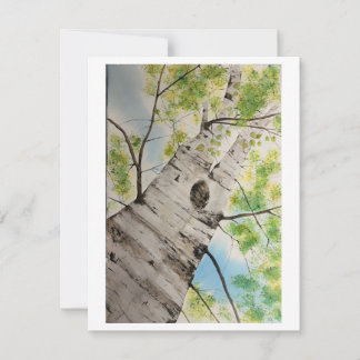 Watercolor Tree  Card