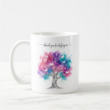 Watercolor Tree Teacher Appreciation Thank You