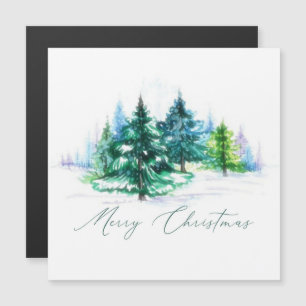 Watercolor trees